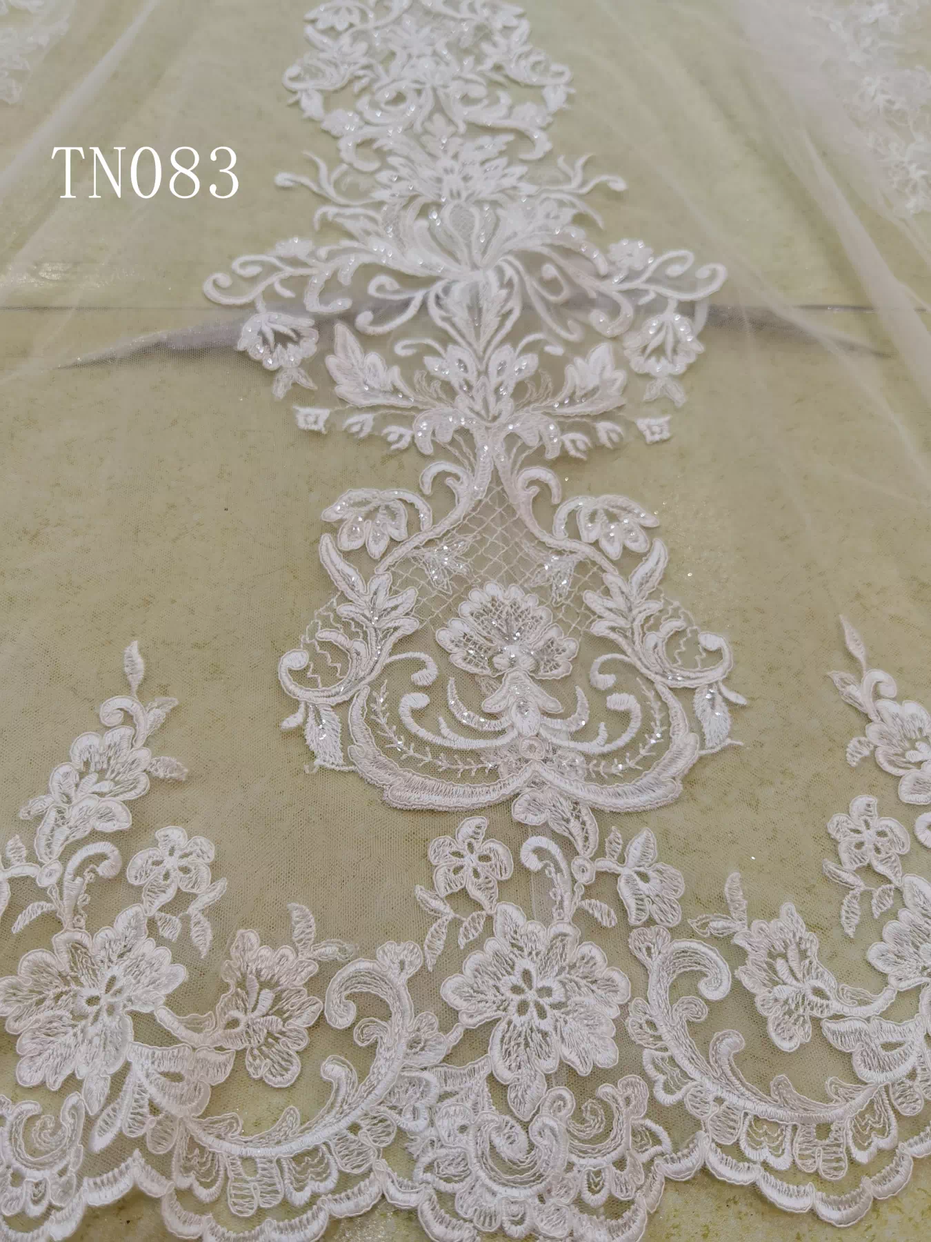 Gorgeous Appliques Lace Shoulder Strap Mermaid Wedding Dress TN083 - Image 10