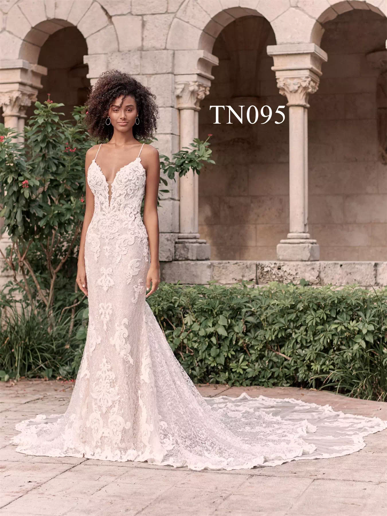 Premium Custom Made Spaghetti Strap Backless Mermaid Dress TN095