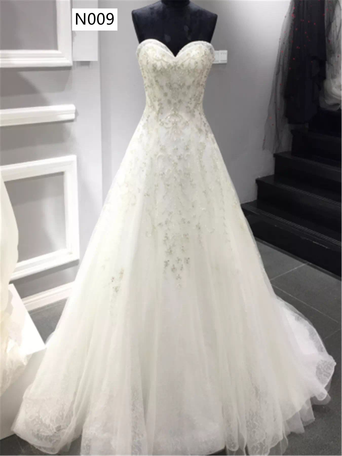 Hot Sale A Line Beaded Dress N009 - Image 3