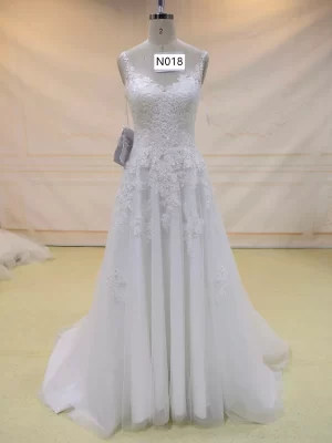 Latest A Line Bridal Gown N018
