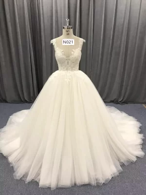 Princess Beautiful Girl Ball Gown Wedding Dress N021