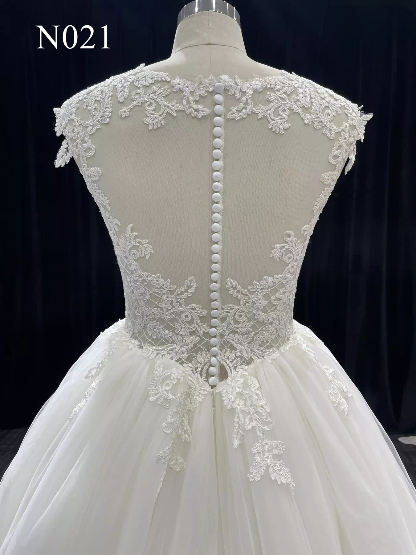 Princess Beautiful Girl Ball Gown Wedding Dress N021 - Image 6